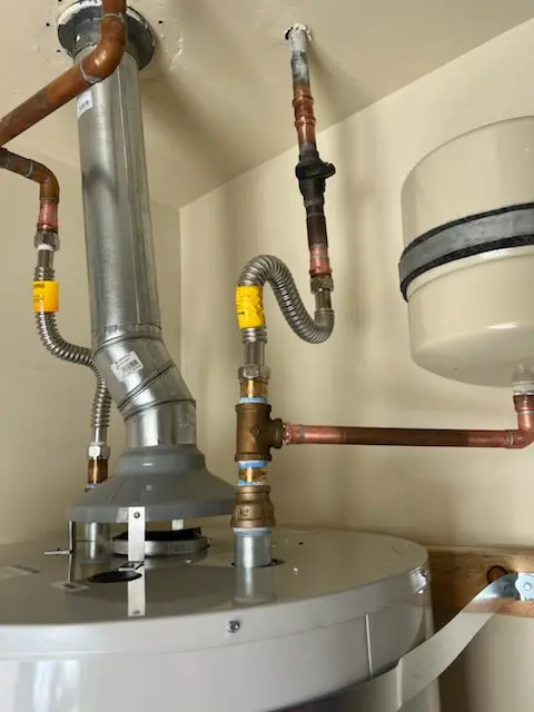 Water heater installation and plumbing repair in Delta